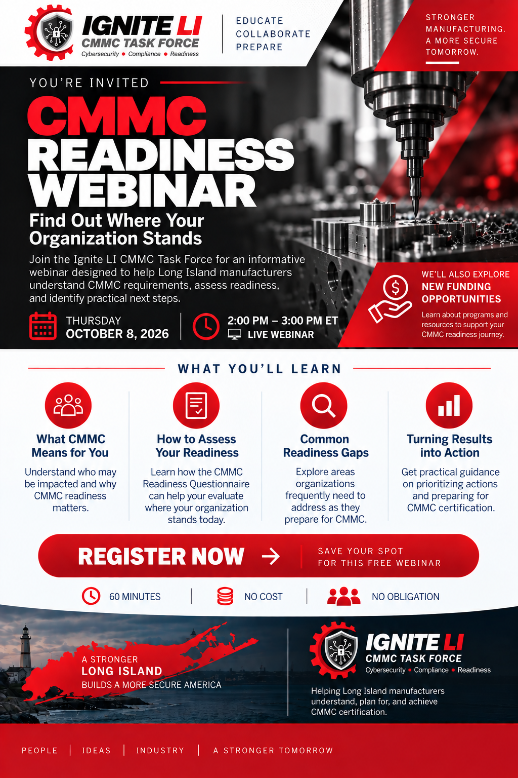 Webinar : Ignite Long Island CMMC Taskforce